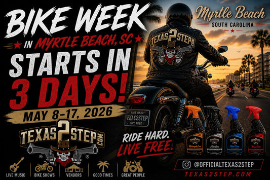 Texas 2 Step is a Vendor at the 87th Spring Rally – Bike Week in Myrtle Beach, SC!